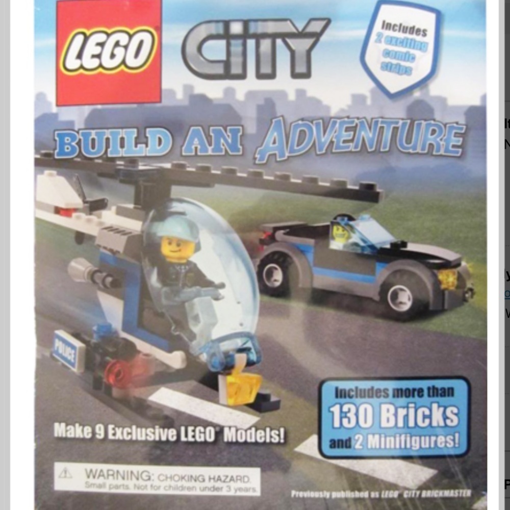 Lego city build an adventure set new in sealed box